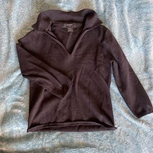 Express black quarter sleeve t-shirt